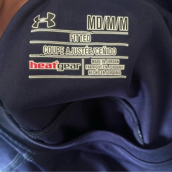 Navy Blue Underarmour Workout Shirt - Picture 5 of 8